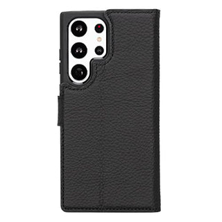 Solo Pelle Lederhülle Harvard kompatibel für das Samsung Galaxy S23 Ultra inklusive abnehmbare Hülle mit integrierten Kartenfächern