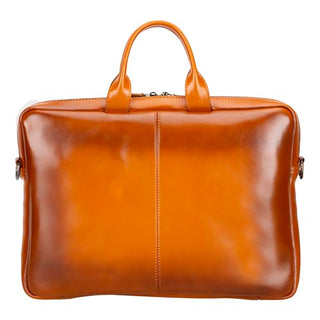 Solo Pelle Leder Aktentasche I Businesstasche I Arbeitstasche I Reisetasche I Tasche Apollo MacBook 13 Zoll + 14 Zoll M1 M2