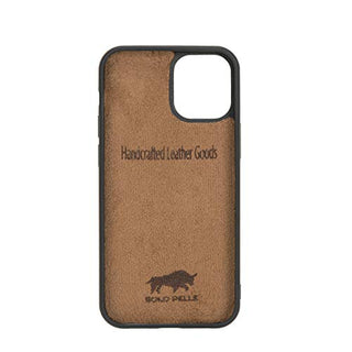 Solo Pelle Lederhülle kompatibel für iPhone 12 Mini in 5.4 Zoll abnehmbare Hülle (2in1) inkl. Kartenfächer für das original Apple iPhone 12 Mini