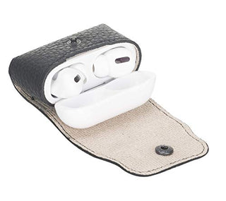 Solo Pelle Ledercase für AirPods Pro – komplett umhüllendes, handgefertigtes Case aus echtem Leder kompatibel mit AirPods Pro