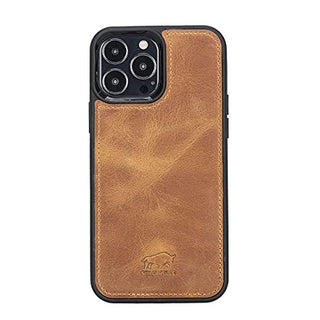 Solo Pelle Lederhülle für das iPhone 13 Pro Max in 6.7 Zoll Stanford Case Leder Hülle Ledertasche Backcover aus echtem Leder