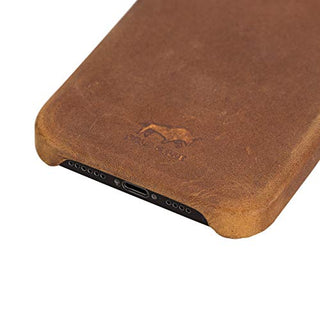 Solo Pelle Lederhülle für das Apple iPhone 12 Mini in 5.4 Zoll Princeton Case Leder Hülle Ledertasche Backcover aus echtem Leder