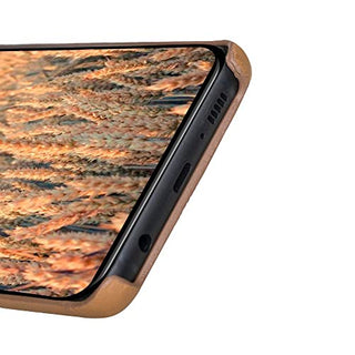 Maison de Noblesse kompatibel mit Samsung S10 Lederhülle Ledertasche Backcover Ultra Slim (Braun)