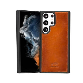Solo Pelle Lederhülle für das Samsung Galaxy S24 Ultra Hülle aus echtem Leder, Model: Stanford