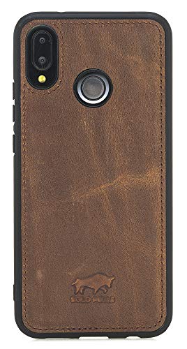 Solo Pelle Huawei P20 Lite abnehmbare Lederhülle (2in1) inkl. Kartenfächer für das original Huawei P 20 Lite