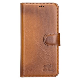 Solo Pelle Lederhülle kompatibel für iPhone 13 in 6.1 Zoll abnehmbare Hülle (2in1) inkl. Kartenfächer für das original Apple iPhone 13