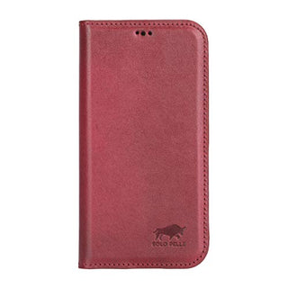Solo Pelle aufklappbare Lederhülle kompatibel für iPhone 12 I 12 Pro in 6.1 Zoll inkl. 1 Kartenfach für das original Apple iPhone 12 und 12 Pro