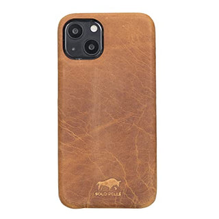 Solo Pelle Lederhülle für das iPhone 13 in 6.1 Zoll Princeton Case Leder Hülle Ledertasche Backcover aus echtem Leder