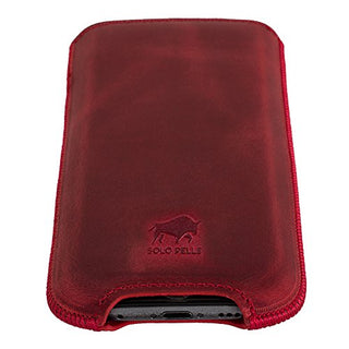 Solo Pelle iPhone 8/7 / 6 / 6S Case Lederhülle Ledertasche Leon 4,7 Zoll aus echtem Leder als edles Zubehör für das Original Apple iPhone 8/7 / 6 / 6S