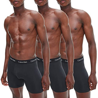 Calvin Klein Herren 3er Pack Boxer Briefs Baumwolle mit Stretch