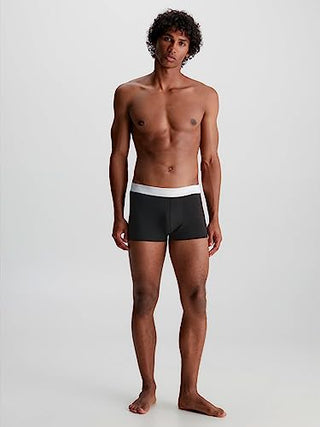 Calvin Klein Herren 3er Pack Boxershorts Low Rise Trunks Baumwolle mit Stretch