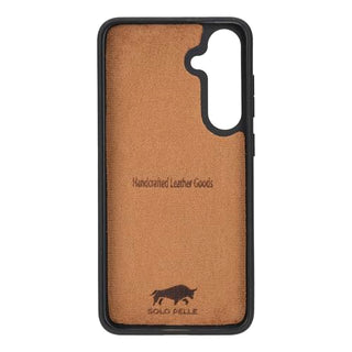 Solo Pelle Lederhülle für das Samsung Galaxy S25 + Plus Hülle aus echtem Leder, Model: Stanford
