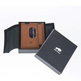 Solo Pelle Herren Geldbörse I Portmonee I Portemonnaie minimalistische Leder Geldbörse/Kartenetui aus echtem Leder Cartella inkl. Geschenkbox