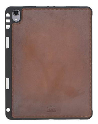 Solo Pelle magnetische abnehmbare Hülle Harvard geeignet für Apple iPad Pro 11 Zoll 2018 Hülle Leder Case aus echtem Leder. Unterstützt Pencil 2 und magnetisches Laden.