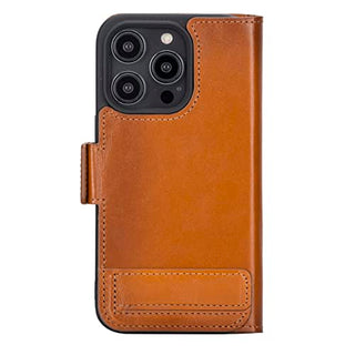 Solo Pelle aufklappbare Lederhülle kompatibel für iPhone 14 Pro in 6.1 Zoll inkl. 1 Kartenfach für das original Apple iPhone 14 Pro