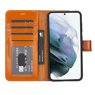 Solo Pelle Lederhülle Harvard kompatibel für das Samsung Galaxy S23 Plus / S23+ inklusive abnehmbare Hülle mit integrierten Kartenfächern