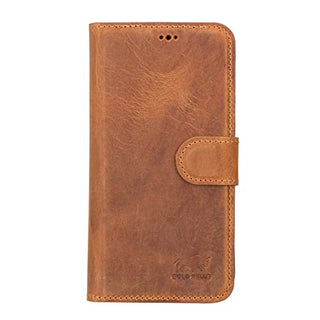 Solo Pelle Lederhülle kompatibel für iPhone 14 in 6.1 Zoll abnehmbare Hülle (2in1) inkl. Kartenfächer für das original Apple iPhone 14