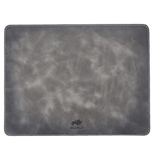 Solo Pelle - Hochwertiges Leder Mousepad 26x20 cm - Mauspad aus echtem Leder - Unterlage für Computermaus - Leather Pad - Handarbeit Made in Europa
