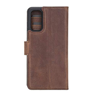Solo Pelle Lederhülle Harvard kompatibel für das Samsung Galaxy Note20 I Note 20 inklusive abnehmbare Hülle mit integrierten Kartenfächer