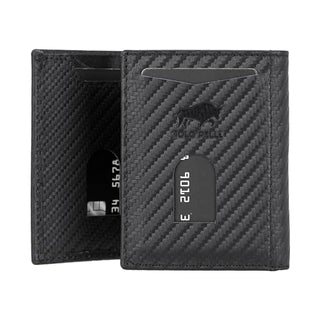 NEU: SOLO PELLE® Slim Wallet mit Münzfach [12 Karten] Slimwallet Riga [RFID-Schutz] Kartenetui mit Münzfach [Leder] Smart Wallet für Männer und Damen