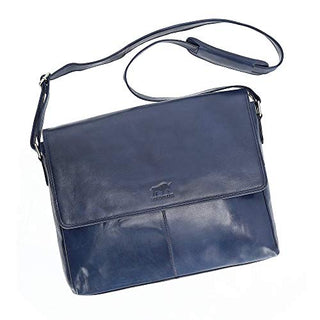 Solo Pelle Business Messenger Tasche/Umhängetasche College Tasche aus echtem Leder Model: Henry 15 Zoll