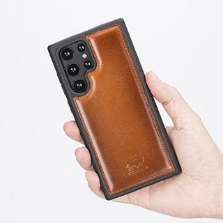 Solo Pelle Lederhülle für das Samsung Galaxy S22 Ultra Hülle aus echtem Leder, Model: Stanford