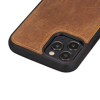 Solo Pelle Lederhülle für das iPhone 12 Pro Max in 6.7 Zoll Stanford Case Leder Hülle Ledertasche Backcover aus echtem Leder