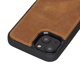 Solo Pelle Lederhülle für das iPhone 13 in 6.1 Zoll Stanford Case Leder Hülle Ledertasche Backcover aus echtem Leder