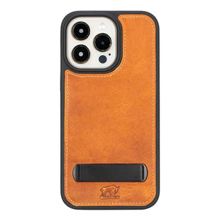 Solo Pelle Lederhülle für das iPhone 15 Pro Max 6.7 Zoll Drop Case Case Leder Hülle Ledertasche Backcover aus echtem Leder