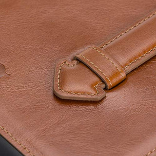 Solo Pelle Hülle geeignet für Apple iPad 10.2 (7 + 8 Generation) Echtleder Case aus echtem Leder. Unterstützt Pencil inkl. Ledergriff