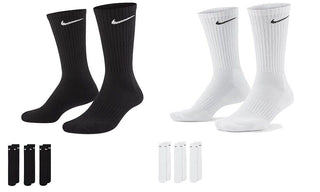 Nike Unisex Trainingssocken Everyday Cushioned Crew Socks SX7664 6 Paar, Größe:38-42, Artikel:-010 black