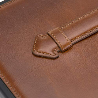 Solo Pelle Hülle geeignet für Apple iPad Pro 11" 2020 + 2021 (2.Generation & 3.Generation) Echtleder Case aus echtem Leder. Unterstützt Pencil inkl. Ledergriff