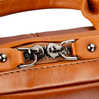 Solo Pelle Leder Aktentasche I Businesstasche I Arbeitstasche I Reisetasche I Tasche Apollo MacBook 13 Zoll + 14 Zoll M1 M2