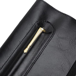 A5 Notizbuch Leder - Nachfüllbares Reisetagebuch aus Handgefertigtem Echtleder - Perfekt als Tagebuch, Notebook, Skizzenbuch oder Lebensplaner - Leather Journal mit Blanko Papier -DIN A5-22x15cm