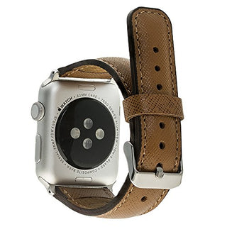 Solo Pelle Apple Watch Series 1-4 "Saff Leder Armband Uhrenband mit passendem Uhrenadapter Connector Ersatzband Strap