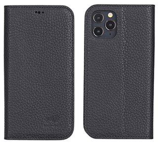 Solo Pelle aufklappbare Lederhülle kompatibel für iPhone 12 Pro Max in 6.7 Zoll inkl. 1 Kartenfach für das original Apple iPhone 12 Pro Max