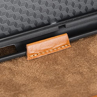 Solo Pelle abnehmbare Lederhülle Harvard geeignet für Apple iPad Pro 12.9" 2018 Hülle Cover Schwarz aus echtem Leder mit Stifthalter. Pencil 2 magnetisch Laden möglich. Dünnes Echtleder Smart Case Schutzhülle Tasche