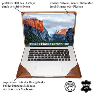 Solo Pelle MacBook Pro 13 Zoll & Air Retina 13 Zoll Retina Ledertasche Case Hülle Münich für das Apple Macbook Pro 13" Inch aus echtem Leder