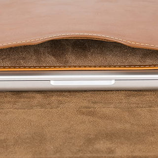 Solo Pelle MacBook Pro 13 + 14 Zoll & Air Retina 13 Zoll Retina Ledertasche Case Hülle Montana für das Apple MacBook Pro 13" Inch aus echtem Leder