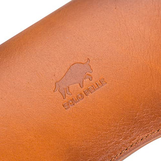 Solo Pelle Sonnenbrillenetui aus echtem Leder, tragbare Brillenetui, Brillen Etui mit Magnetverschluss Sonnenbrillenetui für Herren Damen Kinder Model: Liestal