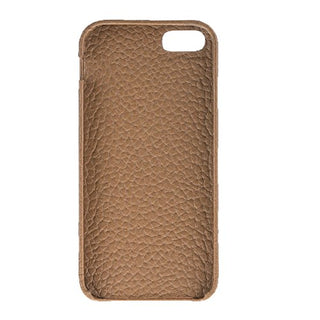 Solo Pelle iPhone SE / 5 / 5S Case Lederhülle Ledertasche Backcover Slimfit (Floater Braun) inkl. Geschenkverpackung