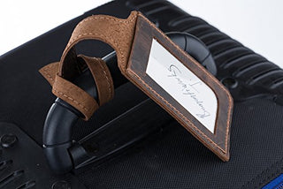 Solo Pelle Kofferanhänger aus echtem Vintage Leder