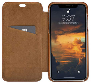 Solo Pelle kompatibel für iPhone XS Max 6.5 Zoll abnehmbare Lederhülle (2in1) inkl. Kartenfächer für das original Apple iPhone XS Max