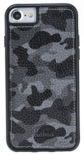 Solo Pelle iPhone SE 2020 - SE 2022 SE 3 abnehmbare Lederhülle (2in1) inkl. Kartenfächer für das original iPhone 7/8