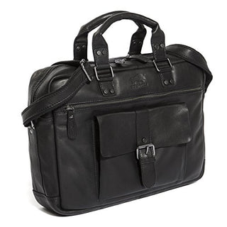 Solo Pelle Messenger Ledertasche/Umhängetasche aus echtem Leder Model: Amsterdam (geeignet für 15,6 Zoll Laptop`s) Arbeitstasche Collegetasche Lederhandtasche Mactasche