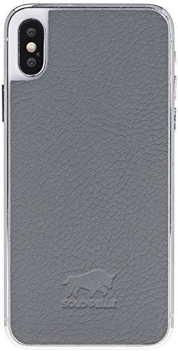 Solo Pelle iPhone x Lederhülle I Backcover I Abnehmbarer Lederrücken zum Schutz Backcover Ledersticker aus echtem Leder