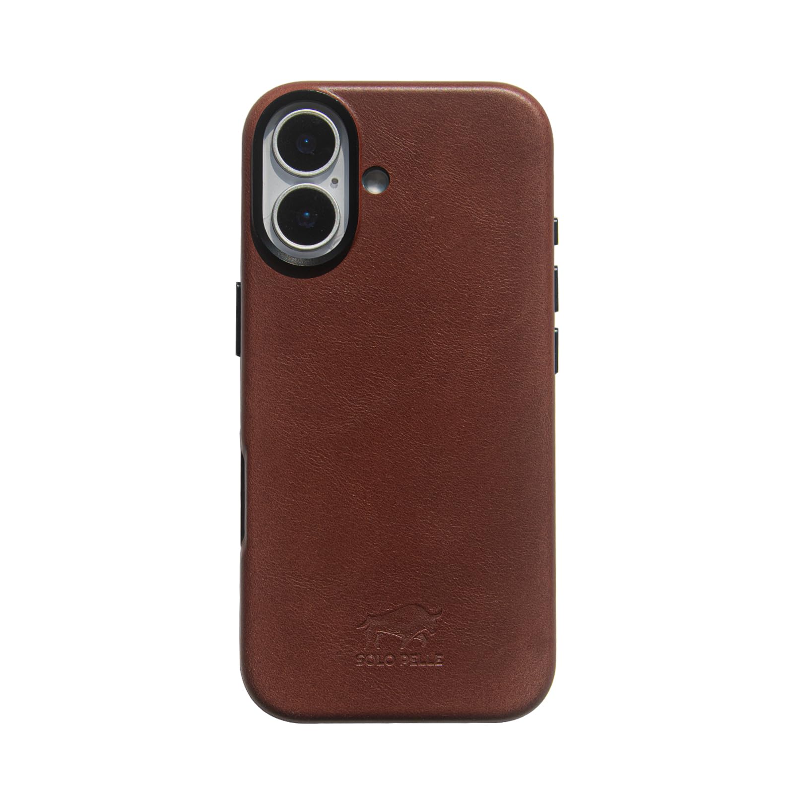 Solo Pelle Lederhülle für das iPhone 17 in 6.3 Zoll Princeton Case Vintage Braun Leder Hülle Ledertasche Backcover aus echtem Leder geeignet für MagSafe Zubehör Lifestyle