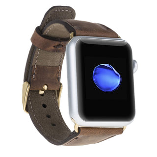 Sku=42mm-Vintage Braun-Gold-FBM