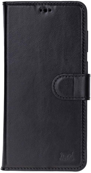 Solo Pelle Harvard Echtleder Hülle kompatibel mit Samsung Galaxy S26 Ultra – Magnetische 2 in 1 Wallet Handyhülle mit abnehmbarem Backcover, Kartenfächern & RFID Schutz – Schwarz