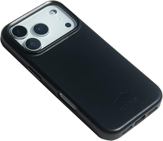 Solo Pelle Lederhülle für das iPhone 17 Pro Max in 6.9 Zoll Schwarz Princeton Case Leder Hülle Ledertasche Backcover aus echtem Leder geeignet für MagSafe Zubehör